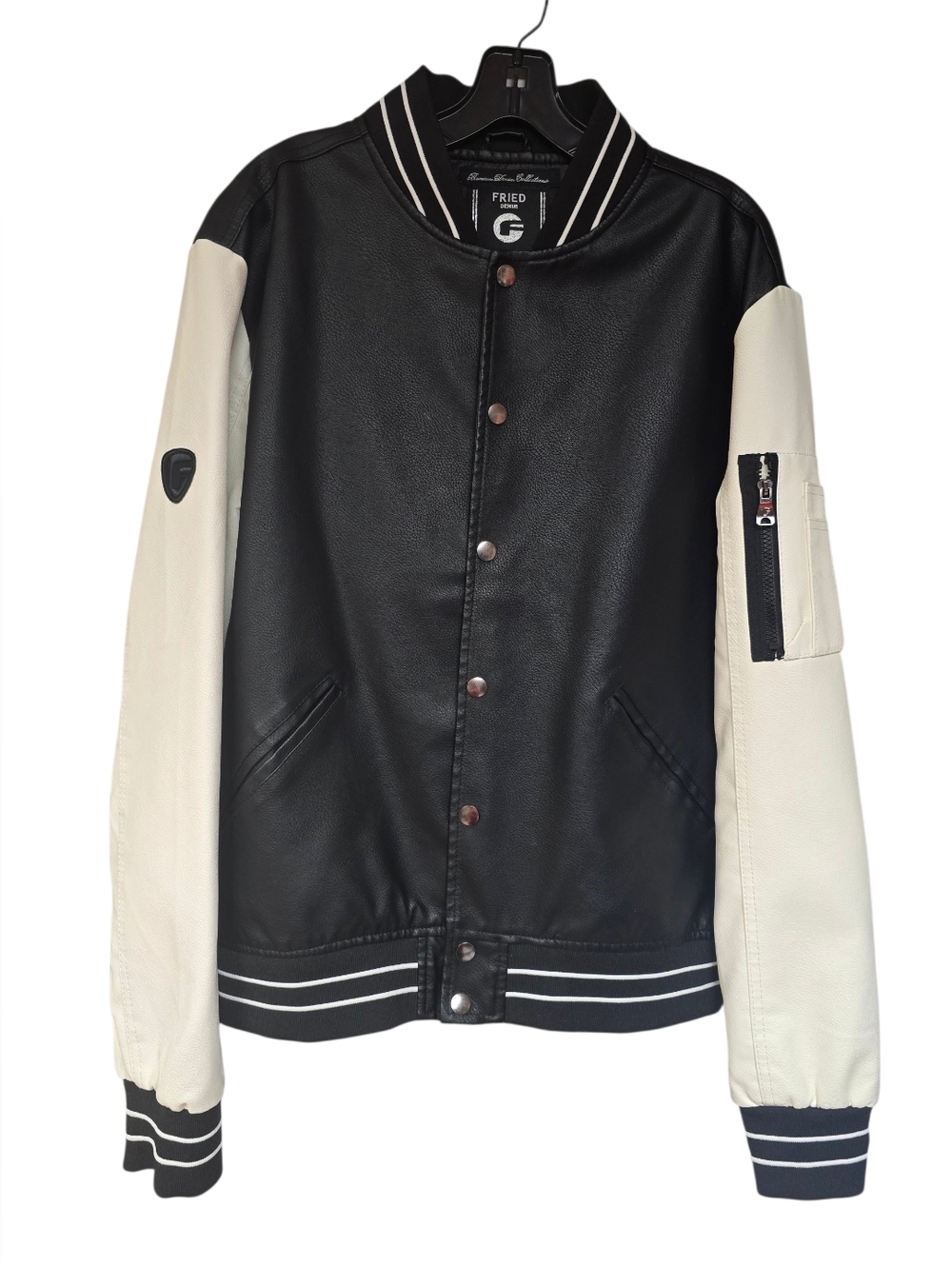 FRIED Denim Men's Black Bomber Jacket